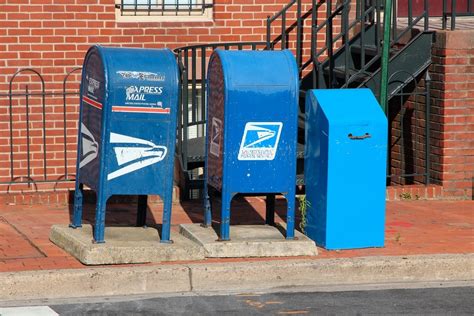 blue metal post office box lakeside collection|usps pickup box label.